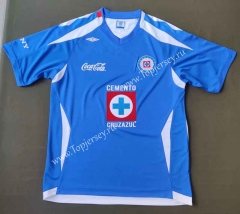 Retro Version 2008 Cruz Azul Home Blue Thailand Soccer Jersey AAA-2044