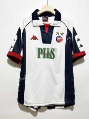 Retro Version 99-01 Red Star Belgrade Away White&Blue Thailand Soccer Jersey AAA-7505