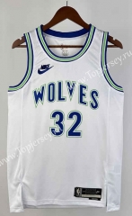 2024 City Edition Minnesota Timberwolves White #32 NBA Jersey-311