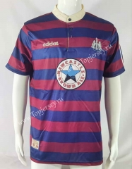 Retro Version 95-96 Newcastle United Away Blue&Red Thailand Soccer Jersey AAA-503