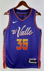 2024 City Edition Phoenix Suns Purple #35 NBA Jersey-311
