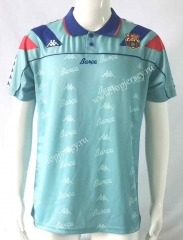 Retro Version 92-95 Barcelona Away Green Thailand Soccer Jersey AAA-503