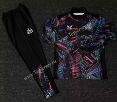 2023-2024 Newcastle United Black Thailand Soccer Tracksuit
