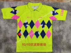Retro Version 92-93 CE Campos Away Yellow (J. CAMPOS#1 )Thailand Soccer Jersey AAA-9755