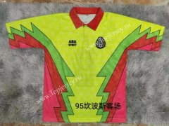 Retro Version 1995 CE Campos Away Yellow&Red (CAMPOS #9 )Thailand Soccer Jersey AAA-9755