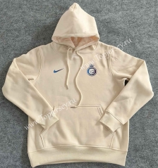 2023-2024 Al-Nassr FC Light Yellow Thailand Soccer Tracksuit Top With Hat-LH