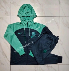 2023-2024 Barcelona Royal Blue Thailand Soccer Jacket Uniform With Hat-815