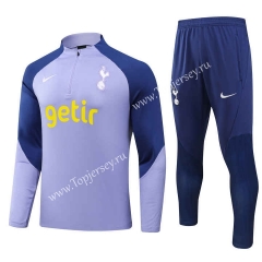 (S-3XL) 2023-2024 Tottenham Hotspur Purple Thailand Soccer Tracksuit-GDP
