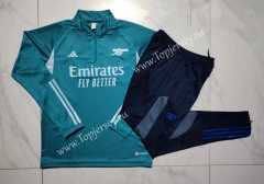 2023-2024 Arsenal Blue Thailand Soccer Tracksuit-815