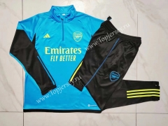 2023-2024 Arsenal Laker Blue Thailand Soccer Tracksuit-815