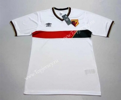 Retro Version 85-88 Watford Away White Thailand Soccer Jersey AAA-709