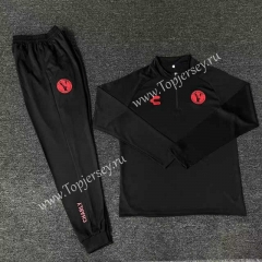 2023-2024 Club Tijuana Black Thailand Soccer Tracksuit-HR