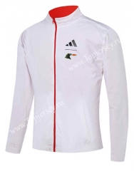 (S-3XL) 2024-2025 FC Dallas White&Red Double-Sided Wear Thailand Trench Coats-0255