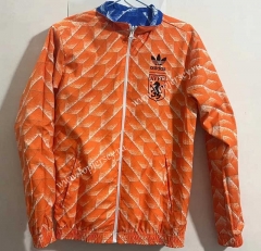 2024-2025 Aston Villa Orange&Blue Double-Sided Wear Thailand Trench Coats-0255