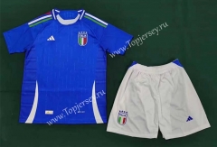 2024-2025 Italy Home Blue Soccer Uniform-3454