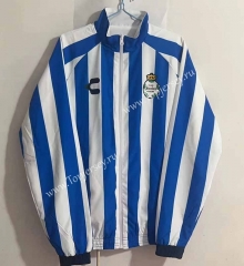 (S-3XL) 2024-2025 Santos Laguna Blue&White Double-Sided Wear Thailand Trench Coats-0255