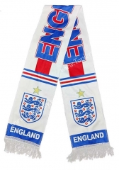 England White Soocer Scarf