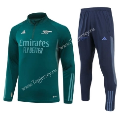 （S-3XL）2023-2024 Arsenal Green Thailand Soccer Tracksuit-GDP