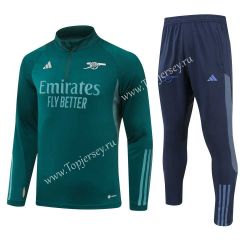 （S-3XL）2023-2024 Arsenal Green Thailand Soccer Tracksuit-GDP