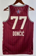 2024 All Stars Red #77 NBA Jersey-311