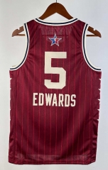 2024 All Stars Red #5 NBA Jersey-311