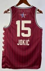 2024 All Stars Red #15 NBA Jersey-311