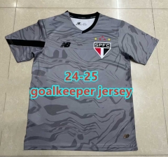 2024-2025 Sao Paulo Futebol Clube Goalkeeper Gray Thailand Soccer Jersey AAA