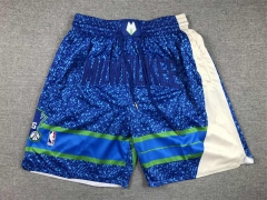 2024 City Edition Milwaukee Bucks Blue NBA Shorts-1380