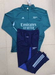 2023-2024 Arsenal Dark Green Thailand Soccer Tracksuit-411