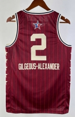 2024 All Stars Red #2 NBA Jersey-311