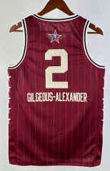 2024 All Stars Red #2 NBA Jersey-311