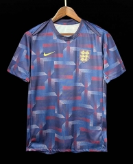 2024-2025 England Blue Thailand Training Soccer Jersey AAA