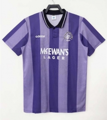 Retro Version 93-94 Rangers 2nd Away Purple Thailand Soccer Jersey AAA-811