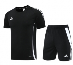 Addidas Black Thailand Soccer Tracksuit-LH