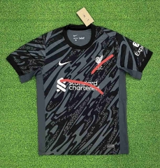(S-4XL) 2024-2025 Liverpool Black Thailand Soccer Jersey AAA-403