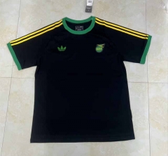 2024-2025 Jamaica Black Thailand Training Soccer Jersey AAA