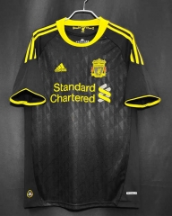 Retro Version 00-01 Liverpool Away Black Thailand Soccer Jersey AAA-C1046