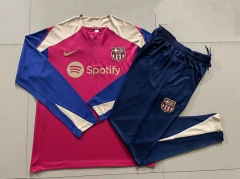 2024-2025 Barcelona Red Thailand Soccer Tracksuit-815