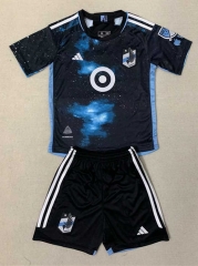 2024-2025 Minnesota United FC Home Black&Blue Soccer Unifrom-AY