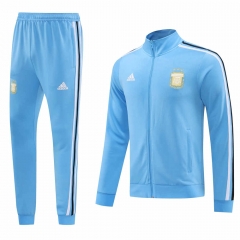 2024-2025 Argentina Sky Blue Thailand Soccer Jacket Uniform-LH