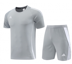 Addidas Gray Thailand Soccer Tracksuit-LH