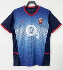 Retro Version 02-04 Arsenal Away Blue Thailand Soccer Jersey AAA-811