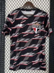 2024-2025 Sao Paulo Futebol Clube Black Thailand Training Soccer Jersey AAA-9663