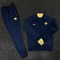 2024-2025 PA UNAM Royal Blue Thailand Soccer Jacket Uniform-HR