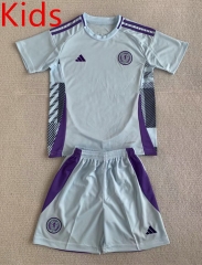 2024-2025 Scotland Away Light Blue Kids/Youth Soccer Uniform-AY