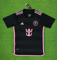 (S-4XL) 2024-2025 Inter Miami CF Away Black Thailand Soccer Jersey AAA-403