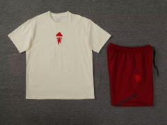 2024-2025 Manchester United Beige Thailand Soccer Uniform-7411