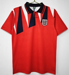 Retro Version 1992 England Away Red Thailand Soccer Jersey AAA-C1046