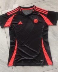 2024-2025 Colombia Away Black Thailand Women Soccer Jersey AAA-6032