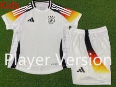 Player Version 2024-2025 Germany Home White Kids/Youth Soccer Uniform-9926